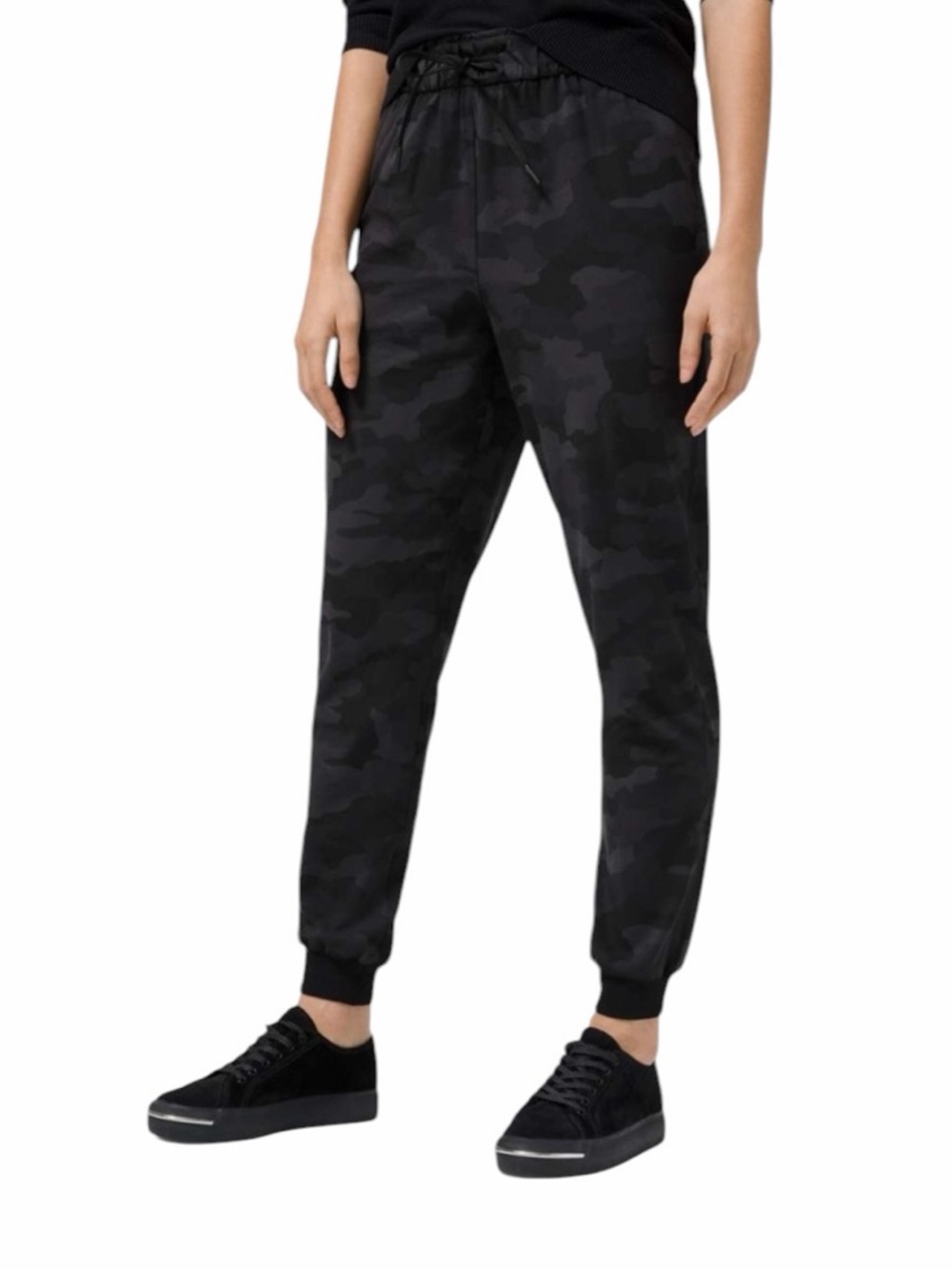 Lululemon Stretch High-Rise Crop 24” Jogger in Camo Deep Coal Size 6